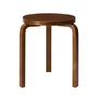 Artek - 60 skammel, bejdset valnød