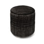 nanimarquina - Tres Persian puf, Ø 40 x H 43 cm, sort