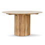 HKliving - Pillar rundt spisebord, Ø 140 cm, teaktræ