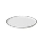 Broste copenhagen - Salt morgenmadsplade ø 22 cm, hvid / sort