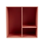 Montana - Mini reolmodul med hylder, rhubarb