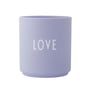 Design Letters - AJ Favourite Porcelænskrus, Love / lilla