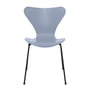 Fritz Hansen - Serie 7 stol, sort / ask lavendelblå farvet