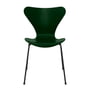 Fritz Hansen - Serie 7 stol, sort / ask evergreen farvet