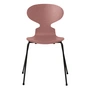 Fritz Hansen - Myrestolen, ask wild rose farvet / stel sort
