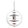Verpan - VP Globe pendel Ø 40 cm, aluminium / klar