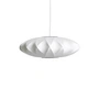 HAY - Nelson saucer crisscross bubble pendant lamp s, ø 4 4. 5 x h 19 cm, hvid