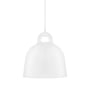 Normann Copenhagen - Klokkependel lys medium, hvid