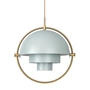 Gubi - Multi-Lite pendel Ø 36 cm, messing / havgrå
