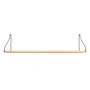 Frama - Shelf 80 x 20 cm, eg / sort