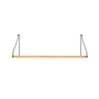 Frama - Shelf 60 x 20 cm, eg / sort