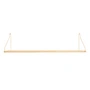 Frama - Shelf 80 x 20 cm, eg / messing