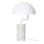 Hübsch Interior - Marmor bordlampe, hvid