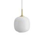 Louis Poulsen - VL45 Radiohus pendel, Ø 17,5 cm, messing/opal hvid