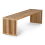 HKliving - Slatted bench 160 cm, naturlige teak