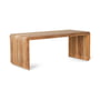 HKliving - Slatted bench 96 cm, naturlige teak