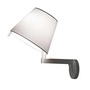 Artemide - Melampo parete, aluminiumsgrå (tænd / sluk-afbryder)