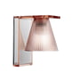 Kartell - Light-Air væglampe, krystalklar / lyserød