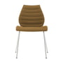 Kartell - Maui Soft stol, forkromet stål / Noma sennep