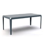 Weltevree - Udendørs bord med Bended Table bord, 180 x 90 cm, gråblå (RAL 5008)