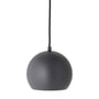 Frandsen - Ball Ø 18 cm, mørkegrå mat/hvid