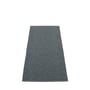 Pappelina - Svea tæppe, 70 x 160 cm, granit / black metallic
