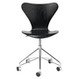 Fritz Hansen - Serie 7 kontorstol, krom / sort farvet ask