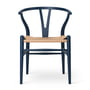 Carl Hansen - CH24 Wishbone Chair, soft blue bøg/naturvævet