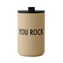 Design Letters - Thermo Cup 0,35 l, You Rock, beige