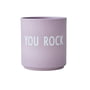 Design Letters - AJ Favourite Porcelæn Krus, You Rock / lavendel