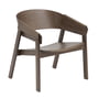 Muuto - Cover Lounge Chair, mørkebrun
