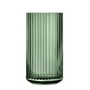 Lyngby Porcelæn - Glasvase H 31 cm, grøn