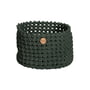 Cane-line - Soft Rope Storage Basket Outdoor, Ø 50 cm, mørkegrøn