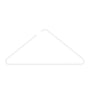 Roomsafari - Triangle klædebøjle, hvid
