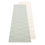 Pappelina - Max vendbart tæppe, 70 x 240 cm, sage / vanilla