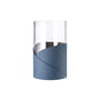 LindDNA - Fold Vase S, Ø 7. 5 cm, Nupo midnight blue / glas