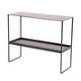 Lind DNA - Konsolbord, stål sort / Bull warm grey