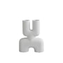 101 Copenhagen - Cobra Vase Double Mini, Bubble White