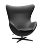 Fritz Hansen - Egg Chair, sort / Essential læder sort