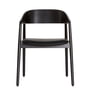 Andersen Furniture - AC2 stol, sort eg / sort læder
