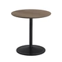 Muuto - Soft sidebord, Ø 48 cm, H 48 cm, røget eg/sort