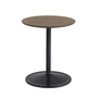 Muuto - Soft sidebord, Ø 41 cm, H 48 cm, røget eg / sort