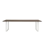 Muuto - 70/70 spisebord, 255 x 108 cm, røget eg / hvid