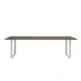 Muuto - 70/70 spisebord, 255 x 108 cm, røget eg / grå