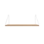 Frama - Shelf 60 x 20 cm, eg hvidolieret / rustfrit stål
