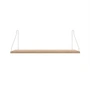 Frama - Shelf 60 x 20 cm, eg hvidolieret / rustfrit stål