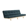 Karup Design - Lean sovesofa, naturfyr / benzinblå