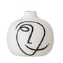 Bloomingville - Norma vase, H 13,5 cm, hvid