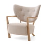 & Tradition - Wulff ATD2 Lounge Chair, olieret eg / beige ( Karakorum 003 )