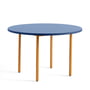Hay - Two-Colour spisebord rundt, Ø 120 cm, blå / okker
